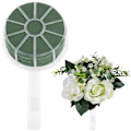 Miniatyrbillede 3 af 3: 2 stk. Bryllupsbuket Holder Blomsterskum Buket Holder Brudebuket Holder