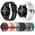 Miniatyrbillede 2 af 5: Grøn Grøn 22mm Silikone Urrem kompatibel med Huawei Watch Gt 2e