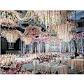 Miniatyrbillede 3 af 5: 10 meter Kunstige Blomster Hortensia Guirlander Silke Wisteria Vinstokke Boligindretning Fest Bryllup Have Dekoration Pakke med 10 (Blå) Fuschia
