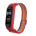 Miniatyrbilde 3 av 5: Regnbue Regnbue kompatibel med Xiaomi Mi Band 6 / 5 / 4 / 3 Bølgete tekstur klokkereim