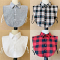 Pikkukuva 2 / 5: Naisten tekoviulus irrotettava puolikiinteä väripaita Bottomin Large plaid red S size