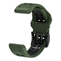 Miniatyrbillede 3 af 5: Armygrøn Sort Armygrøn Sort Silikone Urrem kompatibel med Garmin Fenix 6