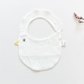 Miniatyrbilde 1 av 5: Dame falsk krage Avtakbar halv Bib Bomull Forkle Waterp Chicken Blue Dot