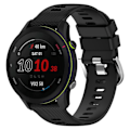 Pikkukuva 1 / 5: Musta pehmeä silikoni kellon ranneke, yhteensopiva Xiaomi Mi Watch Color 2:n kanssa