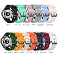 Miniatyrbilde 2 av 4: Gul Gul Silikon Sports Ren Fargestropp kompatibel med Garmin Fenix 5S Plus
