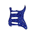 Miniatyrbillede 1 af 5: Pick Guard Slagplade til 11 Hullers Guitar Tilbehør 12 Farver Valgfri Blue pearl