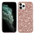 Etui til iPhone 13 Pro Flash rose gull Elektroplettering glitter Lær Grovt pulver diamantlær