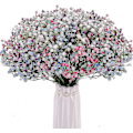 Miniatyrbillede 1 af 5: Kunstige Gypsophila Buketter 12 Stk. Falske Real Touch Blomster Til DIY Dekoration (4 Farver)