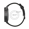 Miniatyrbilde 4 av 5: 20mm silikonrem kompatibel med Garmin Venu 2 Plus
