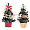Miniatyrbilde 4 av 5: Mini Kunstig Juletre Ball Stjerne Skrivebord Ornament Hjem Festival Dekor Golden A