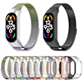 Miniatyrbilde 3 av 5: Rustfritt stål klokkereim kompatibel med Xiaomi Mi Band 7 / 7nfc
