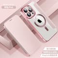 Fodral för iPhone 14 Pro rosa Magnetisk Flip Helkropp