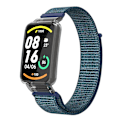 Miniatyrbilde 1 av 5: Mørk Grå PC-deksel + Nylon Loop Stropp kompatibel med Xiaomi Mi Band 7 Pro