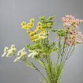 Miniatyrbild 4 av 6: Konstgjorda spetsblommor Heminredning Falska blommor Bröllopsrekvisita Spets Vattenbambu yellow