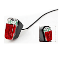 Miniatyrbilde 5 av 5: For MAX G30D Elektrisk Sparkesykkel Bakre Brakett Baklys Sett LED Blinkende Baklys