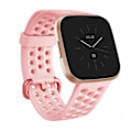 Pikkukuva 2 / 3: Kevyt jauhe Kevyt jauhe yhteensopiva Fitbit Versa 2:n kanssa Hengittävä silikoninen ranneke (valkoinen) yhteensopiva Fitbit Versa 2:n kanssa