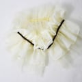 Miniatyrbilde 3 av 5: Dame falsk krage Avtakbar halv Vinter Skjerf Genser Jakke Beige Beige