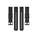 Miniatyrbillede 3 af 5: Sort Sort Lille Gitter Silikonerem kompatibel med Garmin VivoMove Style