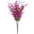 Miniatyrbild 1 av 4: 60cm 7-grenad vinterjasmin simulerad blomma simulerad växt falsk blomma sidenblomma vardagsrum bröllop blomsterarrangemang Purple red