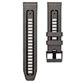 Miniatyrbillede 4 af 5: Stjernegrå Stjernegrå Silikone + Læder Quick Release Urrem