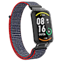 Miniatyrbilde 3 av 5: Lys Rosa PC-deksel + Nylon Loop-stropp kompatibel med Xiaomi Mi Band 7 Pro
