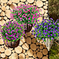 Miniatyrbillede 4 af 5: Kunstige Blomster, Falske UV-resistente Buksbom Buske Faux Plastik Grønne Planter Pink 8
