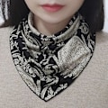 Miniatyrbilde 1 av 5: Dame falsk krage Avtakbar halvskjerf Allsidig Bana Vinter 雍容华贵