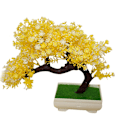 Miniatyrbilde 3 av 3: 1 stk. Kunstig potteplante Mini Tre Bonsai DIY Hage Bryllup Hjemmefest Dekor Blue