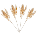 Miniatyrbillede 2 af 3: 4 stk. falske gyldne blade gren fest falske plante picks simuleringsblad picks