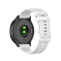 Miniatyrbilde 2 av 4: Hvit Hvit 22mm Rutete Silikonrem kompatibel med Huawei Watch 3 Pro