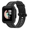 Miniatyrbillede 1 af 5: Sort Sort Silikone Urrem kompatibel med Xiaomi Mi Watch Lite kompatibel med Xiaomi Mi Watch Lite
