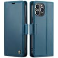 Fodral för iPhone 13Pro Max6.7 blått RFID-skyddande Flip