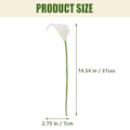 Miniatyrbilde 2 av 3: 10 stk. Dekorativ Calla Lily Kunstig Bukett Plast Calla Lily Blomster Falsk Calla Lily Stilk
