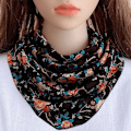 Miniatyrbilde 4 av 4: Dame falsk krage Avtakbar halvskjerf Allsidig Bana Vinter Leopard print