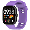 Miniatyrbillede 1 af 5: Lilla Lilla Ensfarvet Silikonerem kompatibel med Redmi Watch 4
