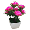 Miniatyrbilde 1 av 5: 1 stk. Kunstig potteplante Bonsai Performance Scene Hage Hjemmefest Dekor Pink