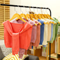 Miniatyrbild 4 av 5: Dam Fejk Krage Avtagbar Halv Sjal Stickat Ytterplagg De White striped