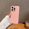 Fodral för iPhone 16 Lychee-mönster-rosa 2 i 1 Pebbled klassiskt läder