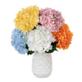 Miniatyrbild 2 av 5: Konstgjord Blomma Tjockare Kronblad Faux Siden Tyg Högt Simulerad Hortensia Blomma Falska Växter