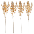 Miniatyrbillede 1 af 3: 4 stk. falske gyldne blade gren fest falske plante picks simuleringsblad picks