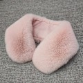 Miniatyrbilde 5 av 5: Dame falsk krage Avtakbar halvtykk Imitert Otter White