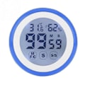 Miniatyrbillede 1 af 5: LCD Digital Touch Screen Køkken Timer Optællings Alarm Ur Temperatur Og Fugtighedsmåler Me Blue