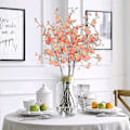 Miniatyrbild 4 av 5: 4 st Konstgjord Orkidé Silkesblomma Falsk Blombukett Falsk Dansande Dam Orkidé Falsk Phalaenopsis Orkidé För Diy