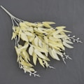 Miniatyrbillede 10 af 10: 1/3 stk. Kunstig Pileblad Rattan 5 Grene Skovplanter Blomsterarrangement DIY Dekoration Krans Green 3pcs