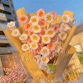 Miniatyrbillede 7 af 11: 6 stk. 40 cm Hæklet Blomsterbuket Kunstig Liljekonval Håndlavede Strikkede Blomster Hæklede F Purple 6 Pcs