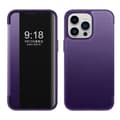 Etui til iPhone 16 Roland Purple Læder Flip