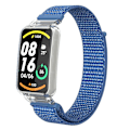 Pikkukuva 1 / 5: Sininen PC-kotelo + Nylon Loop -ranneke, yhteensopiva Xiaomi Mi Band 7 Pron kanssa