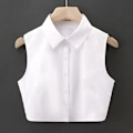 Miniatyrbilde 1 av 4: Dame falsk krage Genser Dekorativ Dame Avtakbar Anti-Wrinkle white pointed collar-S