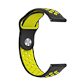 Miniatyrbillede 4 af 5: Sort Gul Sort Gul kompatibel med Huawei Watch 3 / 3 Pro silikoneurrem