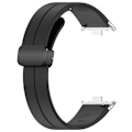 Miniatyrbillede 3 af 5: Sort Sort Magnetisk Spænde Silikonerem kompatibel med Redmi Watch 4